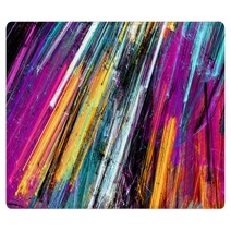 Bright Artistic Splashes Abstract Painting Color Texture Modern Futuristic Pattern Multicolor Dynamic Background Fractal Artwork For Creative Graphic Design Rugs 234039293