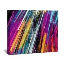 Bright Artistic Splashes Abstract Painting Color Texture Modern Futuristic Pattern Multicolor Dynamic Background Fractal Artwork For Creative Graphic Design Wall Art 234039293