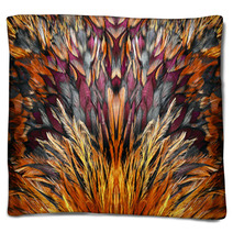 Bright Brown Feather Group Of Some Bird Blankets 78126885
