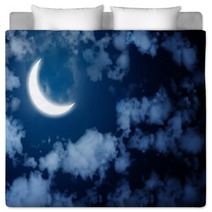 Bright Moon In The Night Sky Bedding 65141645