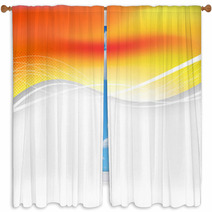 Bright Solar Folder Background Abstraction Window Curtains 65128810