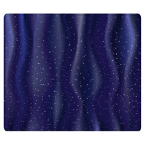 bright stars on the blue folds Rugs 51866629