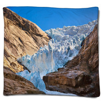 Briksdal Glacier - Norway Blankets 58121725