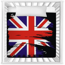 British Flag Grunge Vector Nursery Decor 41065955