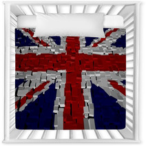 British Flag On Blocks Illustration Nursery Decor 41138994