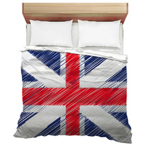 British Flag, Vector Illustration Bedding 35967515