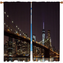 Brooklyn Bridge New York United States Window Curtains 67971633