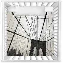 Brooklyn Bridge Sepia Nursery Decor 56670555