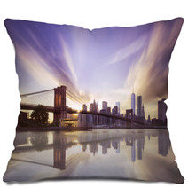 Brooklyn Bridge Sunset Pillows 71040359