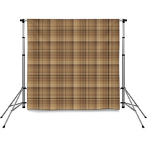 Brown Checkered Pattern Backdrops 68393503