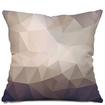 Brown Geometric Mosaic Background Pillows 125603109