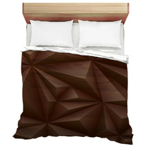 Brown Geometrical Background Bedding 71052554
