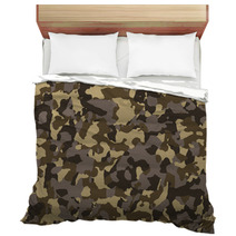 Brown Seamless Army Camouflage Bedding 54167981