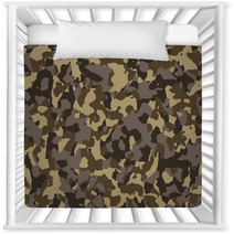 Brown Seamless Army Camouflage Nursery Decor 54167981