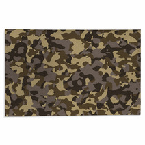 Brown Seamless Army Camouflage Rugs 54167981