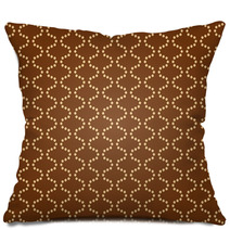 Brown Seamless Pattern Pillows 71982340