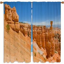 Bryce Canyon Under The Blue Sky Window Curtains 55885043
