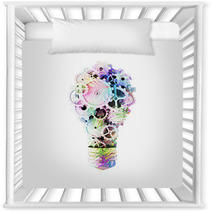 Bulb In Form Color Gears Nursery Decor 65485906