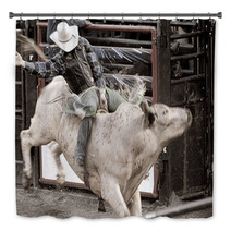 Bull Rider Cowboy Bath Decor 32845531