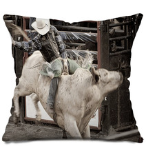 Bull Rider Cowboy Pillows 32845531