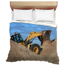 Bulldozer Working With Sand Bedding 60995147