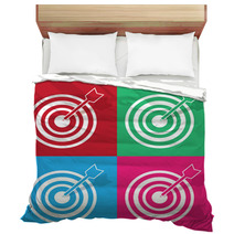 Bullseye And Arrow In Various Colors Bedding 66798708