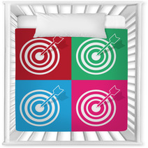 Bullseye And Arrow In Various Colors Nursery Decor 66798708