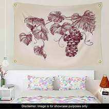 Bunch Of  Grapes Wall Art 46929873