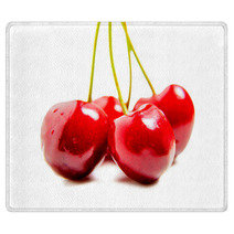 Bunch Of Ripe Juicy Cherries Rugs 66079339