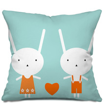 Bunnies' Love Pillows 11234407