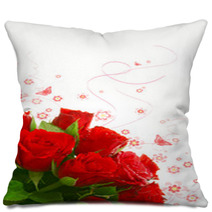 Buoquet Of Roses Pillows 40771999