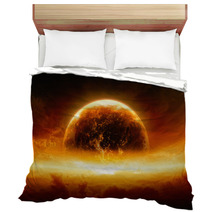 Burning And Exploding Planet Earth Bedding 54410581