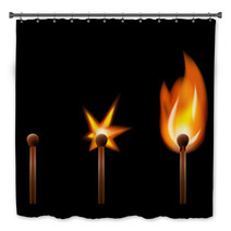 Burning Matches Bath Decor 38544576