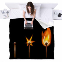 Burning Matches Blankets 38544576