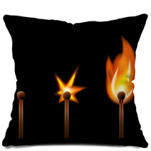 Burning Matches Pillows 38544576
