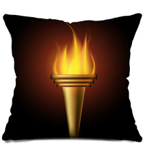 Burning Torch Pillows 54644935