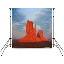 Butte At Sunset In Monument Valley Backdrops 60855520