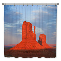 Butte At Sunset In Monument Valley Bath Decor 60855520
