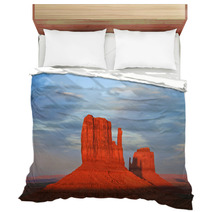 Butte At Sunset In Monument Valley Bedding 60855520
