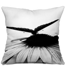 Butterfly On Flower Pillows 64652284