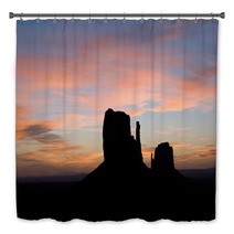 Buttes At Sunrise In Monument Valley Bath Decor 60855543