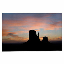 Buttes At Sunrise In Monument Valley Rugs 60855543