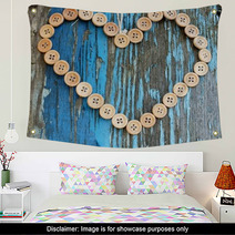 Button Love Wall Art 51365747
