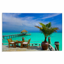 Cafe On The Beach Rugs 14077352
