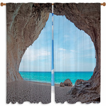 Cala Luna Cave Window Curtains 64936256