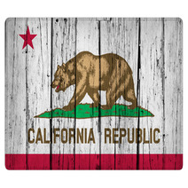 California State Flag Grunge Background Rugs 80449528