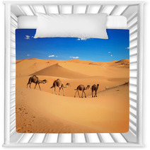 Camel Caravan In The Sahara Desert, Morocco Nursery Decor 56897769