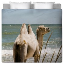 Camel on the background of the sea Bedding 100780365