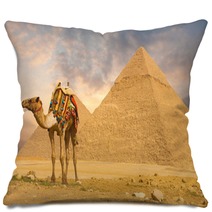 Camel Standing Front Pyramids H Pillows 41629907