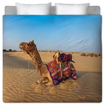 Camels In Desert Bedding 78512195